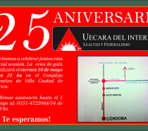 25 Aniversario UECARA DEL INTERIOR 25 Aniversario UECARA DEL INTERIOR