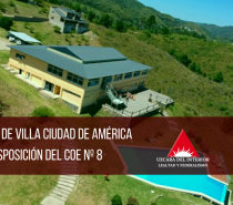 Se puso a disposición del COE Regional Nº8 el predio de Villa Ciudad América